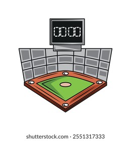 baseball championship stadium sports isolated