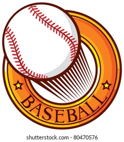 baseball club emblem (label, design, symbol, sign)