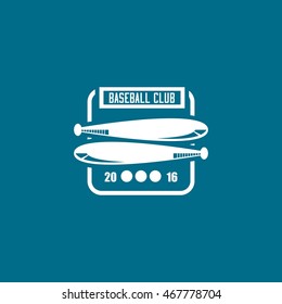 Baseball Club Emblem and Logo. Vector illustration