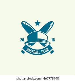 Baseball Club Emblem and Logo. Vector illustration