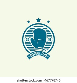 Baseball Club Emblem and Logo. Vector illustration
