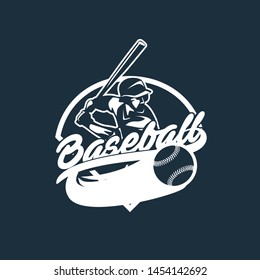 Baseball club logo template vector. Sport logo concept