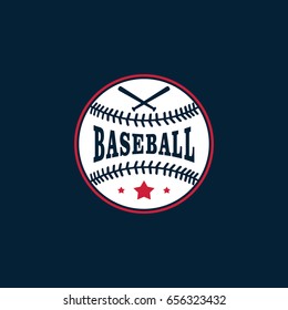 Baseball Club Logo Vector Template