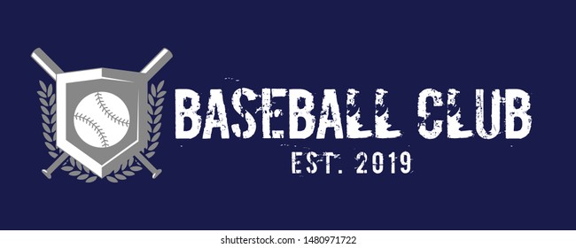 Baseball club typography design concept for T shirt Graphic Print Casual, vector image illustration.