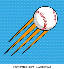 Baseball comics poster background