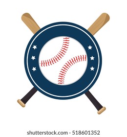 baseball crossed bats icons