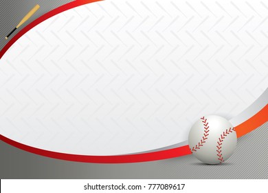 Baseball Design Background Vector Illustration Stock Vector (Royalty ...