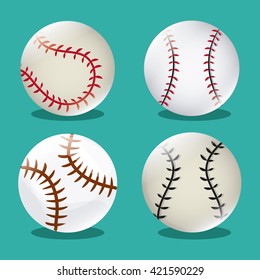 Baseball design. sport concept. Flat illustration