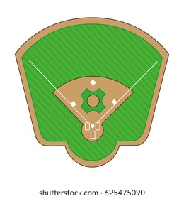 baseball diamond field icon