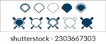 Baseball Diamond. Baseball Home Plate Vector Icon. Vector Template Design. Silhouette. Playing. Home base. Sport. Baseball 