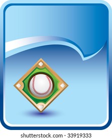 baseball diamond on background with rip curl
