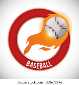 Baseball digital design, vector illustration 10 eps graphic