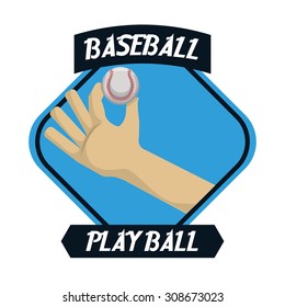 Baseball digital design, vector illustration 10 eps graphic