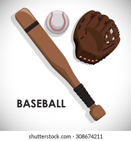 Baseball digital design, vector illustration 10 eps graphic