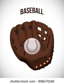 Baseball digital design, vector illustration 10 eps graphic