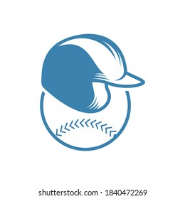 Baseball emblem design vector, Baseball Logo design template, Symbol icon, Illustration