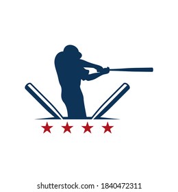 Baseball emblem design vector, Baseball Logo design template, Symbol icon, Illustration
