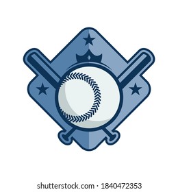 Baseball Emblem Design Vector Baseball Logo Stock Vector (Royalty Free ...