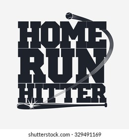 Baseball emblem - graphics for t-shirt, Vector Lettering