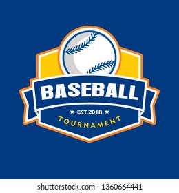 Baseball Emblem Logo