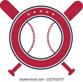 Baseball Emblem Logo Sports Icon Stock Vector (Royalty Free) 1527910757 ...