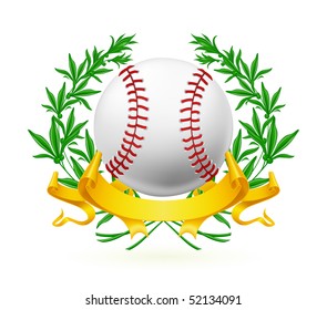 Baseball Emblem, vector