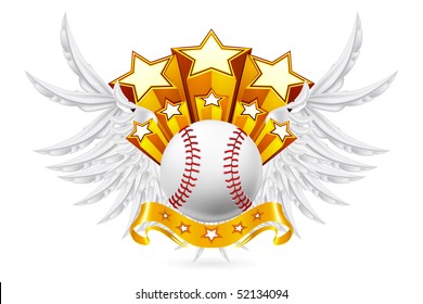 2,627 Baseball With Wings Images, Stock Photos & Vectors | Shutterstock