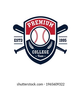 Baseball emblem vector graphic design