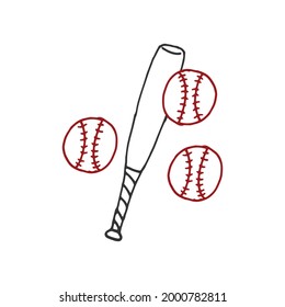 Baseball Enthusiast's Delight: Celebrate the essence of baseball with this captivating hand-drawn stick figure icon. Great for engaging sports enthusiasts and adding flair to your designs TCG