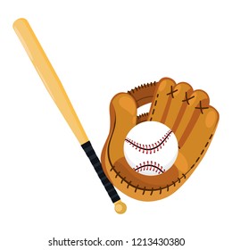 baseball equipment cartoon