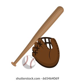 baseball equipment isolated icon