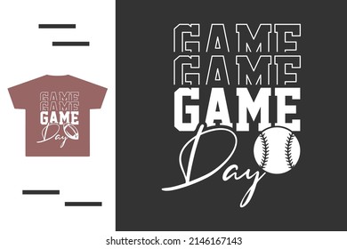 Baseball fan t shirt design