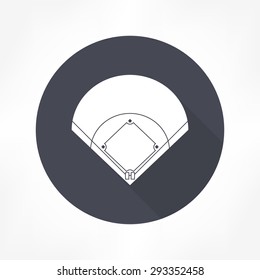 baseball field icon