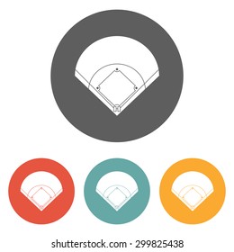 baseball field icon