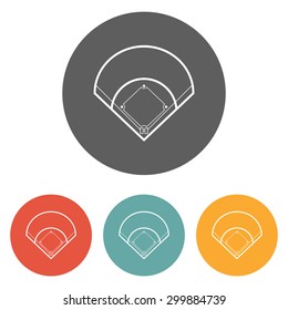 baseball field icon