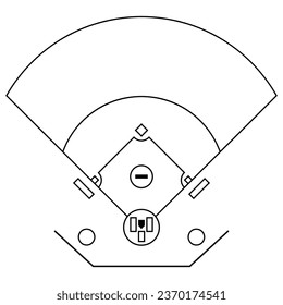 Baseball Field for Tactic Presentation