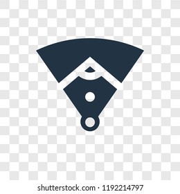 Baseball field vector icon isolated on transparent background, Baseball field transparency logo concept