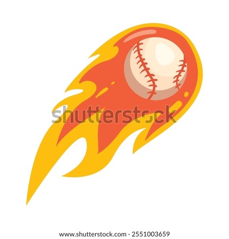 baseball fireball speed icon isolated
