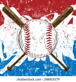 Baseball Flag background