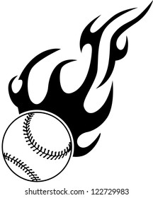 Baseball On Fire Images, Stock Photos & Vectors | Shutterstock