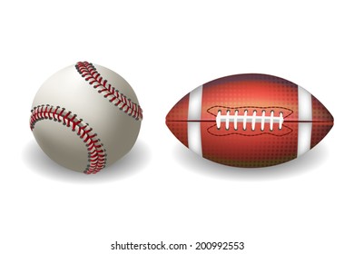 Baseball and Football