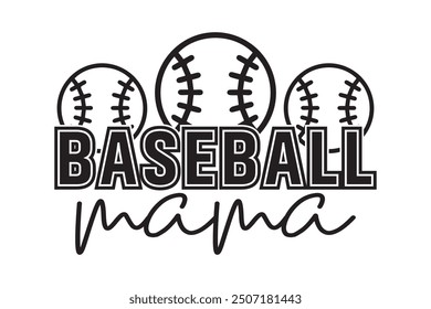 Baseball Game Day EPS, Baseball Mama EPS T-shirt Design