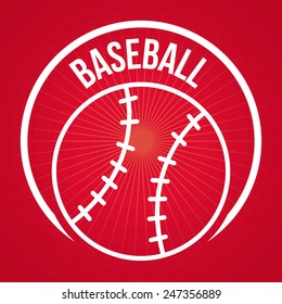 baseball game design, vector illustration eps10 graphic
