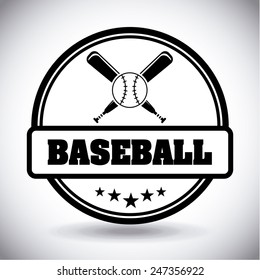 baseball game design, vector illustration eps10 graphic