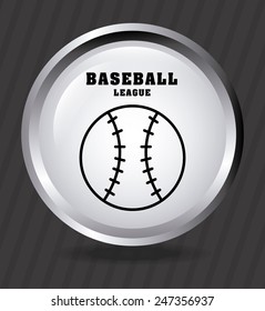 baseball game design, vector illustration eps10 graphic
