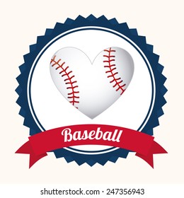 baseball game design, vector illustration eps10 graphic