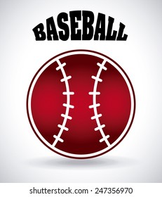 baseball game design, vector illustration eps10 graphic