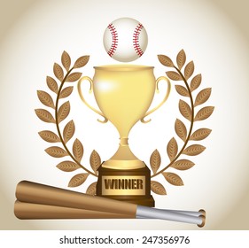 baseball game design, vector illustration eps10 graphic