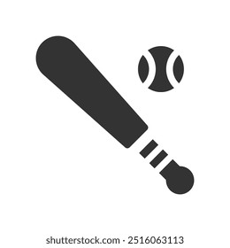 Baseball game icon, Vector Graphics