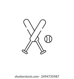 baseball game vector type icon